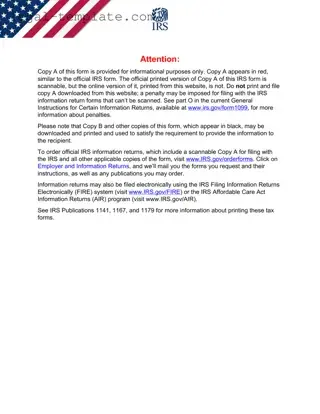 Free 1099 Nec Template in PDF