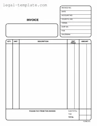 Free Free And Invoice Pdf Template in PDF
