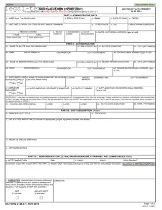 Free Da 2166 9 1 Template in PDF