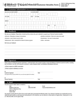 Free Melaleuca Cancellation Template in PDF