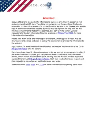 Free IRS 1099-MISC Template in PDF