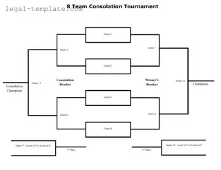 Free Tournament Consolation Bracket Template in PDF